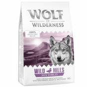Wolf of Wilderness Adult Wild Hills, canard - sans céréales - 1 kg - croquettes MINI