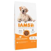 12kg Senior Large poulet IAMS Advanced Nutrition Croquettes pour chien