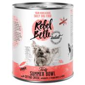 12x750g Rebel Belle Tasty Summer Bowl veggie - Pâtée pour chien
