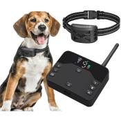 Clôture électrique sans fil 2 en 1 pour chien, système de confinement des limites des animaux domestiques avec récepteur étanche rechargeable,