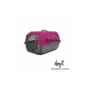Dog It - Transport Dogit Pet Voyaguer Carrier Taille m - Fuchsia / Gris