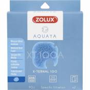 Filtre pour pompe x-ternal 100, filtre XT 100 A mousse bleue medium x2. pour aquarium. - zolux - Bleu