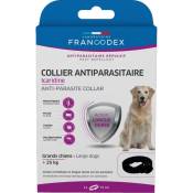 Francodex - Collier Antiparasitaire Icaridine 75 cm noir pour chien plus de 25 kg Noir
