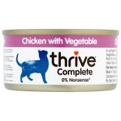 6x75g poulet, légumes Thrive Complete - Nourriture