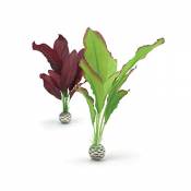 biOrb Jeu de plantes en soie M en vert et violet