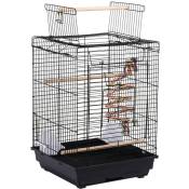 Cage à Oiseaux 40 x 40 x 58 cm Cage pour Perruche