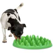Gamelle plateau anti glouton 40 cm pour chien Animallparadise Vert