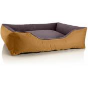 Lit pour chien Beddog TEDDY,canapé,coussin, panier corbeille lavable avec bordure:XL, golden-brown (or/brun)