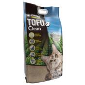 Litière Croci Tofu Clean pour chat - 20 L (environ 9 kg)