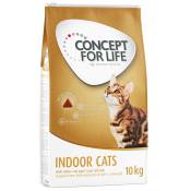 10kg Indoor Cats Concept for Life - Croquettes pour Chat