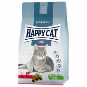2x4kg Happy Cat Indoor bœuf des Préalpes - Croquettes pour chat