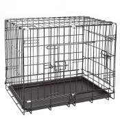 Cage pour Chiens,Cage d'exterieur 2 Portes, Pliable, Transportable,915864cm cage pour chien