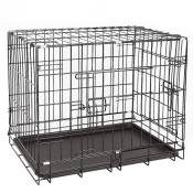 Haloyo - Cage pour Chiens,Cage d'exterieur 2 Portes, Pliable, Transportable,915864cm cage pour chien
