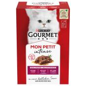 Lot Gourmet Mon Petit 24 x 50 g pour chat - viande