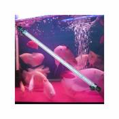 Trade Shop Traesio - lampe à immersion led pour aquarium tube led T4 dee fish light rgb -40 cm -