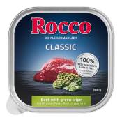 27x300g Rocco Classic en barquettes bœuf, panses vertes - Pâtée pour chien