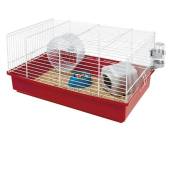 Cage hamster - Une roue, une mangeoire, une maisonnette,
