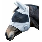 S, gris 9500: Masque anti-mosque pour cheval modèle