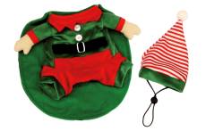 Textile Chien - Croci Vêtement Noël Lutin Rouge et vert - 35 cm
