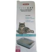 12 Sacs de protection pour bac à litière 50 x 38 cm pour chat Zolux Transparent