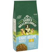 12,5kg James Wellbeloved Light agneau, riz - Croquettes