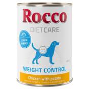 6x400g Rocco Diet Care Weight Control poulet, pommes