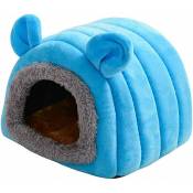Ensoleille - Lit de Hamster Hiver Chaud Petits Animaux Maison Grotte Animal de Compagnie Confortable Cachette Dormeurs Nid Lit pour Hérisson Rat