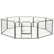 Helloshop26 - Enclos cage pour chien modulable 60 cm