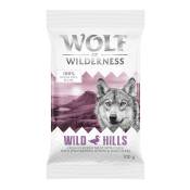 Offre découverte Croquettes Wolf of Wilderness sans céréales pour chien - Adult Wild Hills, canard (100 g)