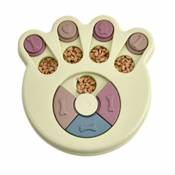 Pet Food Dispenser Dog Bowl Multifunction Educational Dog Toys Dog Puzzle Platter Training Vert