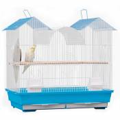Aqrau - Cage à Oiseaux Métal Petite Cage avec Bol