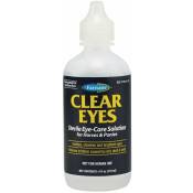Clear eyes Solution ophtalmique stérile pour chevaux 103 ml