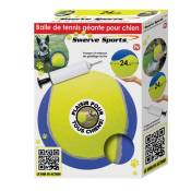 Balle de tennis géante INCREDIBALL - VENTEO - Jouet pour chien - 24cm de diamètre - Pompe de gonflage inclus