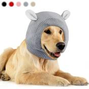 Chapeaux triCôtés pour chien Oreilles silencieuses pour animaux de compagnie Oreilles de chien chaudes Couverture Isolation du bruit Enveloppe de
