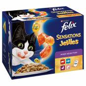 Felix Sensations Jellies Lot de 48 sachets de Nourriture