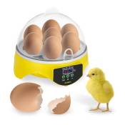 incubato Couveuse à œufs - 7 œufs - Mire-œufs inclus
