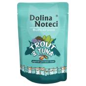 10x85g, Dolina Noteci Superfood, truite et thon, nourriture humide pour chats