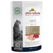 12x55g Almo Nature HFC Jelly thon, poulet, jambon -