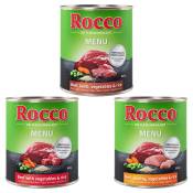 6x800g Menu 3 variétés Rocco - Nourriture pour chien