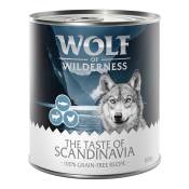 6x800g The Taste Of Scandinavia Wolf of Wilderness - Pâtée pour chien