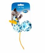 Cat toy mouse with a ball Leopard 10 x 4 x 4 cm 10x4x4