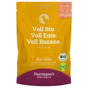 Herrmann's Selection Bio 20 x 100 g pour chat - canard bio, pommes de terre bio, chips de banane bio