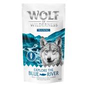 Wolf of Wilderness Training “Explore the Blue River" poulet, saumon pour chien - 3 x 100 g