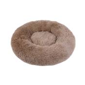 Couchage Chien - Wouapy Corbeille ronde moelleuse Beige