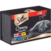 18x12g Sheba Creamy Snacks - Friandises pour chat