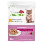 24 x 85 g trainer Natural Kitten & Young au poulet