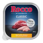 9x300g Rocco Classic en barquettes bœuf, poulet - Pâtée pour chien