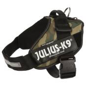JULIUS K9 Harnais Power IDC 0-M-L : 58-76 cm - 40 mm - Camouflage - Pour chien