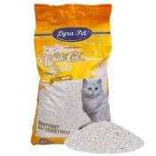 Litière pour chat en bentonite Lyra Pet® White Cat®