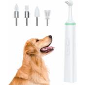 Nettoyeur de tartre pour chien électrique professionnel polisseur de dents pour animaux de compagnie, plaque de tartre, taches, nettoyant de dents